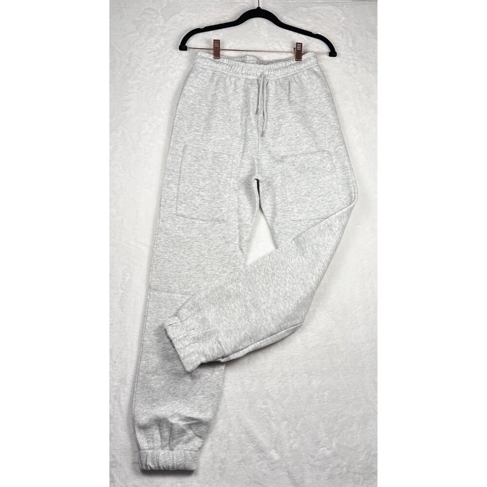 PrettyLittleThing Womens Casual Cuffed Joggers L.Grey Sz S Front Pockets NWT - Picture 8 of 10